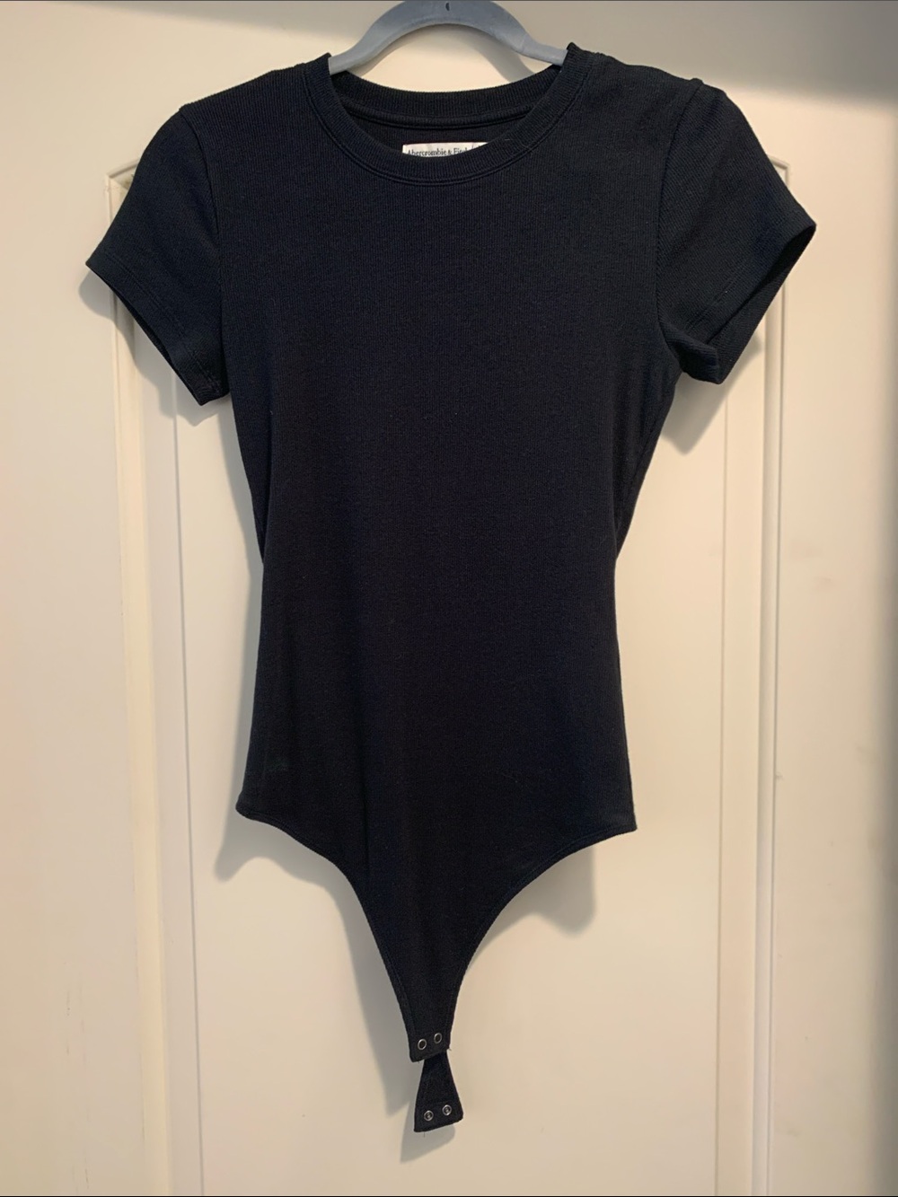 Abercrombie & Fitch Kids Black Short-Sleeve Bodysuit